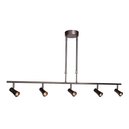 Access Lighting Sleek, 5 Light LED Pendant Spotlight, Bronze Finish, Glass 63065LEDD-BRZ